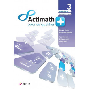 Actimath pour se qualifier + - 3e officiel - 2 heures par semaine